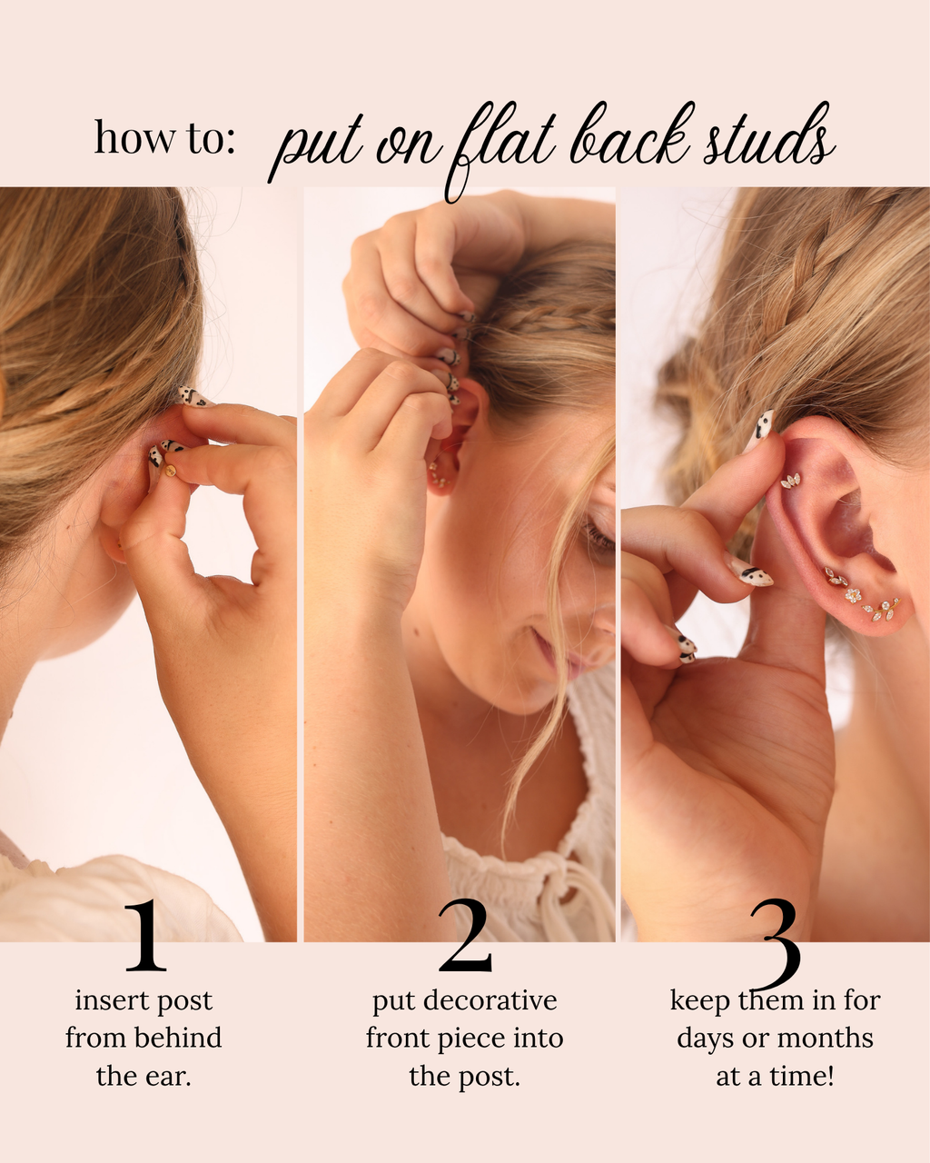 Iris Flat Back Stud