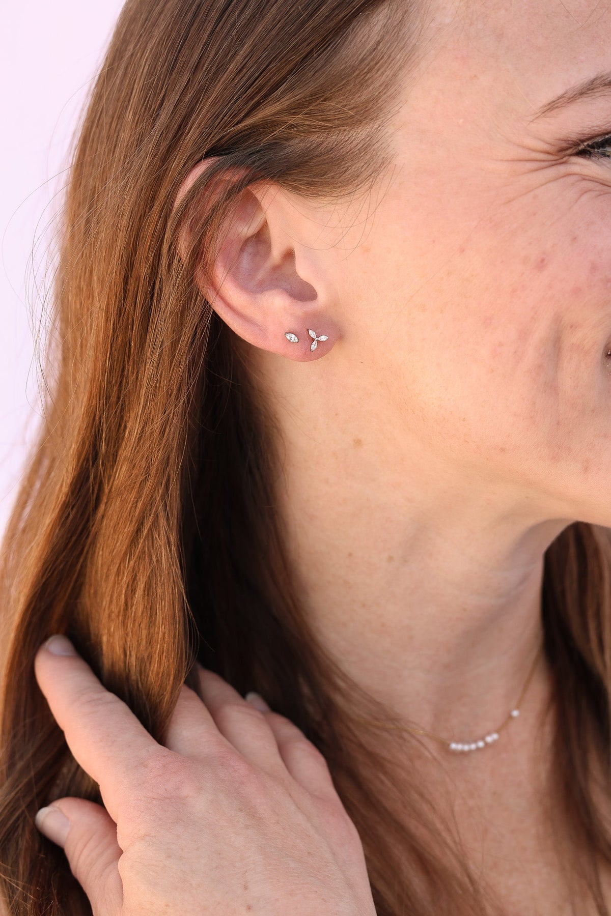 Iris Flat Back Stud