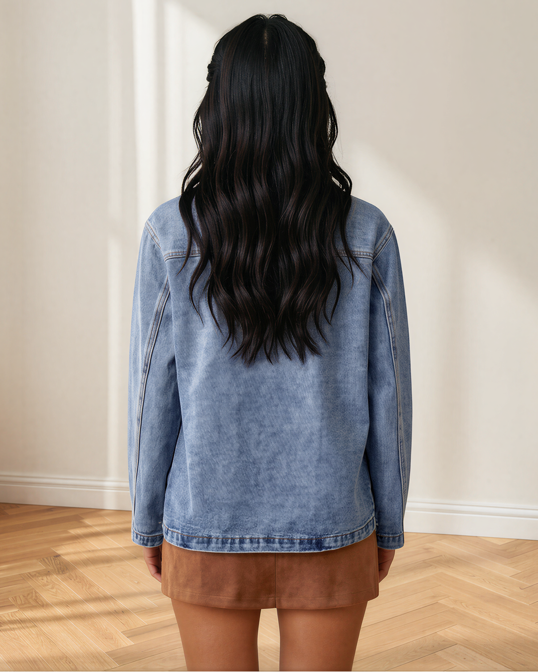 Reya Long Sleeve Denim Jacket