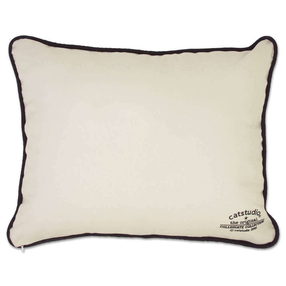 James Madison University Collegiate Embroidered Pillow by CatStudio